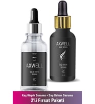 RC COSMETIC AXWELL KAŞ KİRPİK BAKIM SERUMU KAŞ- KİRPİK SERUM30ml& SAÇ DÖKÜLMELERİNE KARŞI ONARICI BAKIM SERUMU 50ml