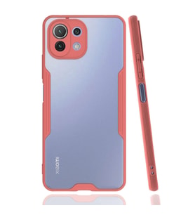 Xiaomi Mi 11 Lite Kılıf Platin Silikon - Pembe