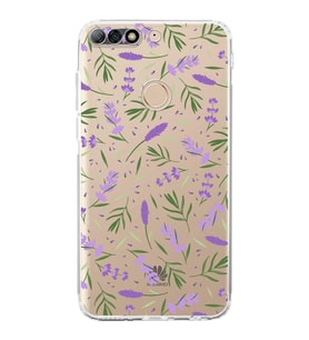 PrintiFy Huawei Y7 2018 ile Uyumlu Water Color 3  Kamera Korumalı Şeffaf  Kılıf