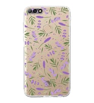 PrintiFy Huawei Y7 2018 ile Uyumlu Water Color 3  Kamera Korumalı Şeffaf  Kılıf