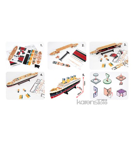 Cubic Fun 3 Boyutlu Puzzle Titanic Gemi