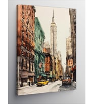 Kanvas Tablo New York Sokakları