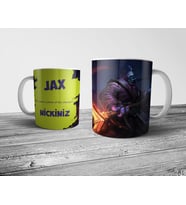 Pixxa  JAX İsimli Kişiye Özel Kupa Bardak (League of Legends,LOL)