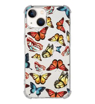 PrintiFy iPhone 13 Mini Uyumlu Water Color 2 Baskılı Şeffaf Köşe Korumalı Antişok Kılıf