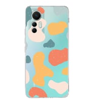 Xiaomi Mi 12 Lite Uyumlu Kapak Grunge Tasarımlı Şeffaf  Silikon Kılıf