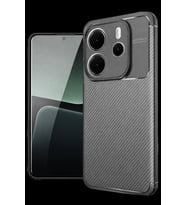 Pilelistore   Xiaomi Redmi Note 14 4G Kılıf Auto Focus Karbon Kapak - Gri