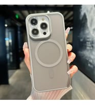 Iphone 16 Pro Max Uyumlu Şeffaf Kılıf (Gri)