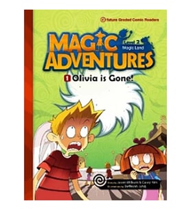 Olivia is Gone! +CD (Magic Adventures.2) (Gri-Kırmızı)