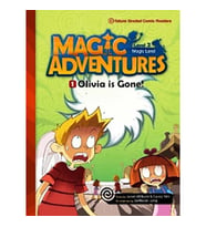 Olivia is Gone! +CD (Magic Adventures.2) (Gri-Kırmızı)