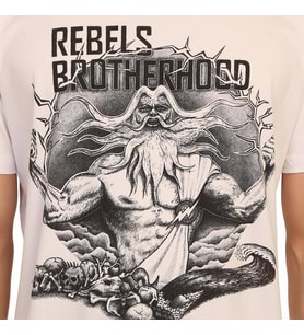 Bant Giyim - Zeus Beyaz Erkek T-shirt Tişört