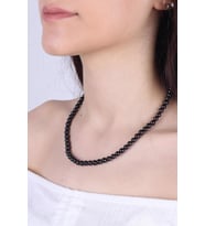 Lal Granat ( garnet ) Taşlı Kadın Kolye - 200187 (Bordo)