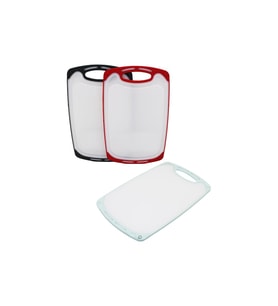 31X20CM KÜÇÜK PLASTİK KESİM PANOSU KAYMAZ SİLİKON KENARLIK - 10MM KALINLIK (5690)