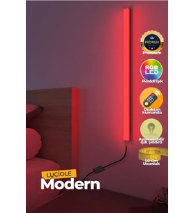 Şerit LED Uzaktan Kumandalı Led Lamba - Yatak Üstü, Tv Yanı ,oturma Odası - Rgb Çok Renkli 50 cm
