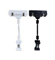 Mini Mandal Maşa Tutucu 50 mm - Şeffaf (Pakette 10 Adet)