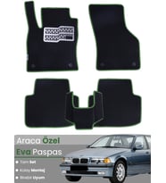 BMW 3 SERİSİ E36 (1990-2000) Uyumlu EVA Paspas Tam Set–Araca Özel,Su Geçirmez,Kolay Montaj