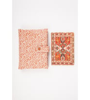 Kitap ve Defter Kılıfı – Çok Bölmeli Kumaş Organizer 19x26 cm