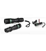 Power 500 Lumen 600 Metre Işık Uzantılı Zoomlu Şarjlı El Feneri 6109