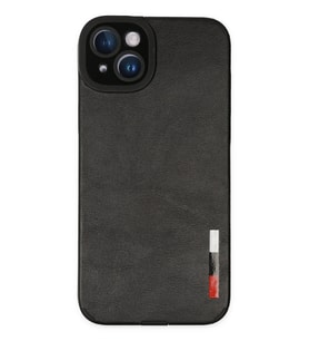 Pilelistore   iPhone 14 Plus Kılıf Loop Deri Silikon - Siyah