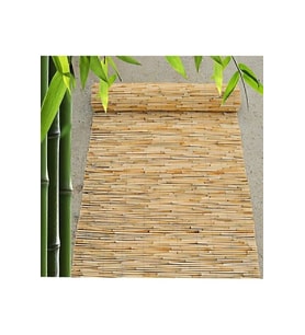 80cm x 5m Doğal Bambu -bahçe Çiti - Gölgelik Hasır -tavan Dekorasyon