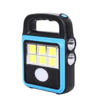 WellHise 8020 Solar Güneş Panelli Işıldak  (MAVI-BEYAZ)