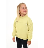 Toontoy Kız Çocuk Nakışlı Sweatshirt (Açık Yeşil)