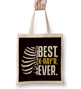 Best Technician Ever Radiography Hospital Radiologist Bez Çanta Uzun Saplı