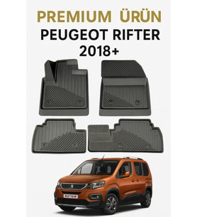 Peugeot Rifter 2018+ Uyumlu 3D Oto Paspas Premium
