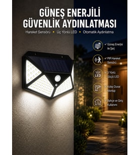 Bahçe Balkon Ve Teras Aydınlatma Led Işık