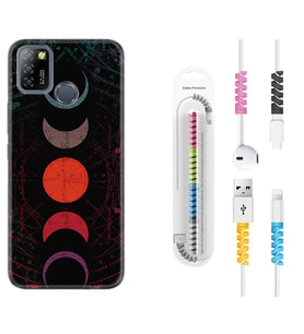 INFINIX Smart 4 5 6 Zero 8 S5 Pro Kılıf Kablo Koruma Spiral Silikon Epiclys 1645