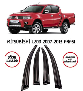 Balp Mitsubishi L200 Cam Rüzgarlığı 4lü 2007-2013 Arası