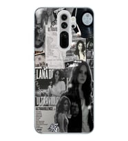 Redmi Note 8 Pro Uyumlu Lana Del Rey Desenli Şeffaf Telefon Kılıfı