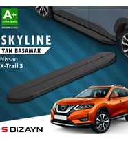 S-Dizayn Nissan X-Trail T32 Skyline Siyah Yan Basamak 183 Cm 2014-2022 A+ Kalite