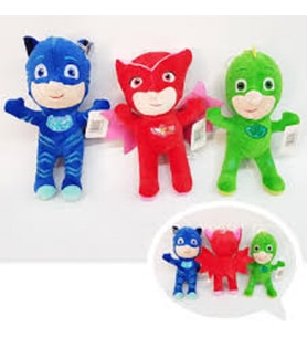 Pj Masks Pijamaskeliler Sevimli Peluş Oyuncak 3 Lü Set 15 cm Gekko Owlette Catboy (22)