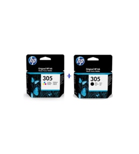305 Renkli Ve Siyah 2'li Set