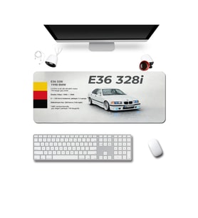 SonicTouch Klavye Mousepad 40x90cm Dikişsiz Pürüzsüz Su Geçirmez Kaymaz Kişiye Araca Özel Fotoğraflı
