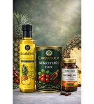 Bromelain Şurup, Kekreyemiş Tozu ve Bromelain Kapsül Seti