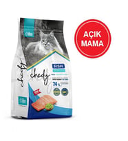 Chedy Sterilised Somunlu Kısırlaştırılmış Kedi Maması 1 Kg AÇIK