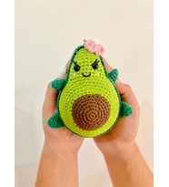 Amigurumi Avokado Anahtarlık