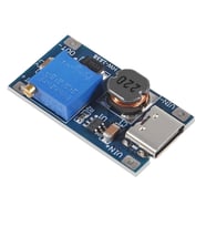 MT3608 Type C Usb 28V 2A DC Boost Modül Ayarlanabilir Voltaj Yükseltici Güç Kaynağı Step Up Dc
