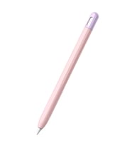Microsonic Apple Pencil Pro Kılıf Mat Silikon Lila Pembe (Lila - Pembe)