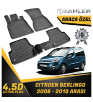 Citroen Berlingo Havuzlu Paspas 4,5D Sahler 2008-2019 Arası