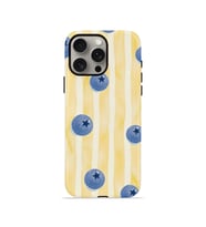 iPhone 15 Pro Max Vorian Çift Katmanlı Kılıf Blueberry Sun Stripe