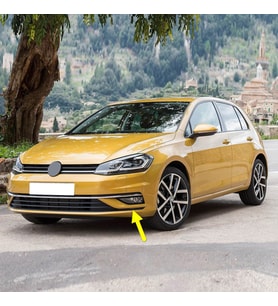 VW Golf 7.5 2018-2020 Ön Tampon Orta Izgara Sol Parçası 5G0853665L