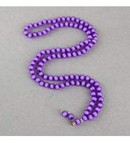 Monomer 99luk Küre Kesim 9mm Namaz Tesbihi Mor