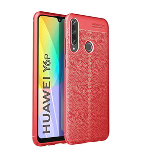 Lexroo Huawei Y6P Kılıf Niss Silikon Kılıf - Kırmızı