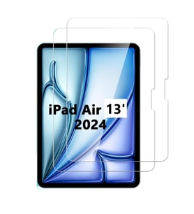 Apple iPad Air 13inç M2/M3 Tablet Temperli Cam Ekran Koruyucu A2898 A2899 A2900 (Şeffaf)
