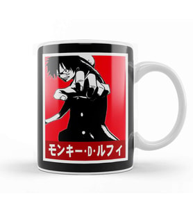 Luffy One Piece 01 Kupa Bardak Porselen