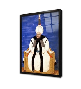 İii Mustafa Çerçeveli Cam Tablo