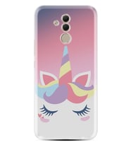 Huawei Mate 20 Lite Kılıf Silikon Desen Özel Seri Sweety Unicorn 1737