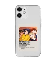 Iphone 12 Uyumlu Wonder Egg Priority Tasarımlı Şeffaf Telefon Kılıfı